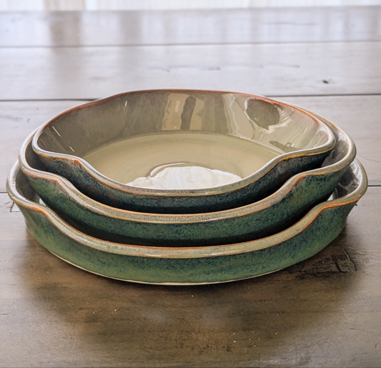 Motif Plate - Sage Green