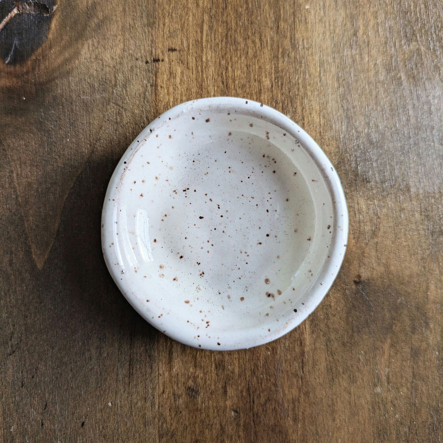 Mini Ceramic Trinket Ring Dish Modern Farmhouse Minimal Handcrafted Speckled Dish Available in Multiple Colors