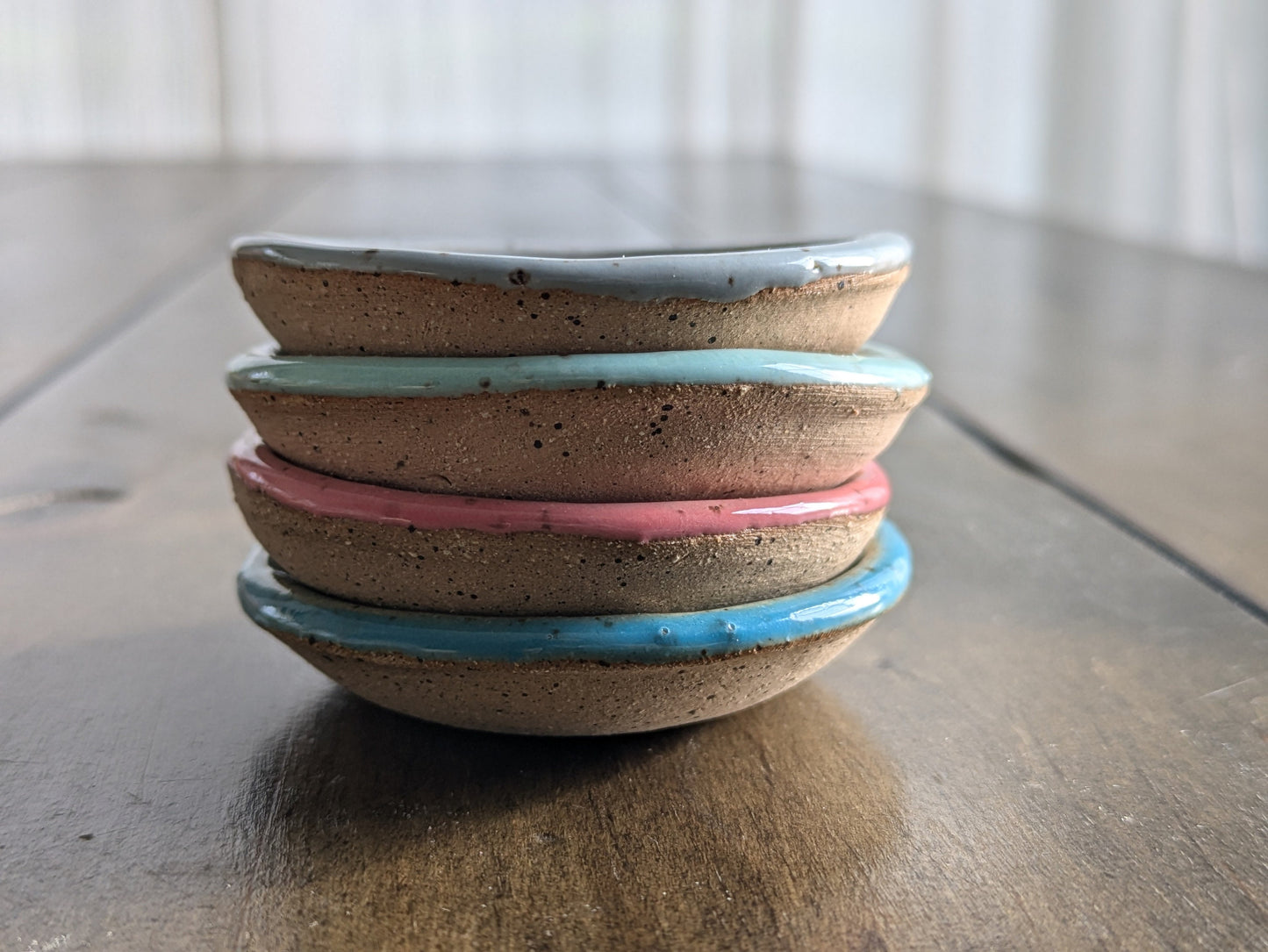 Mini Ceramic Reusable Condiment Dish Modern Farmhouse Minimal Handcrafted Speckles Kitchen and Dining