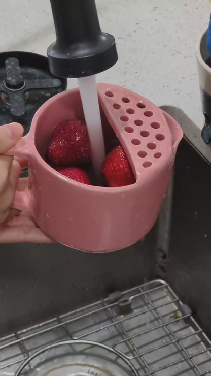 Ceramic Multi-Use Strainer for Berries, Nuts & Herbs