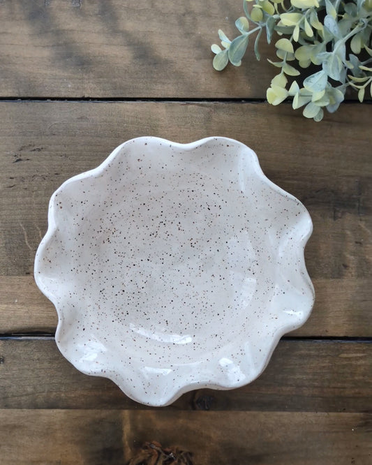 Wavy Speckled Guacamole Bowl