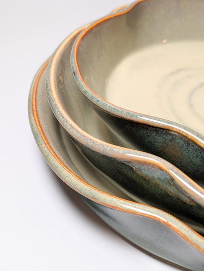Motif Plate - Sage Green