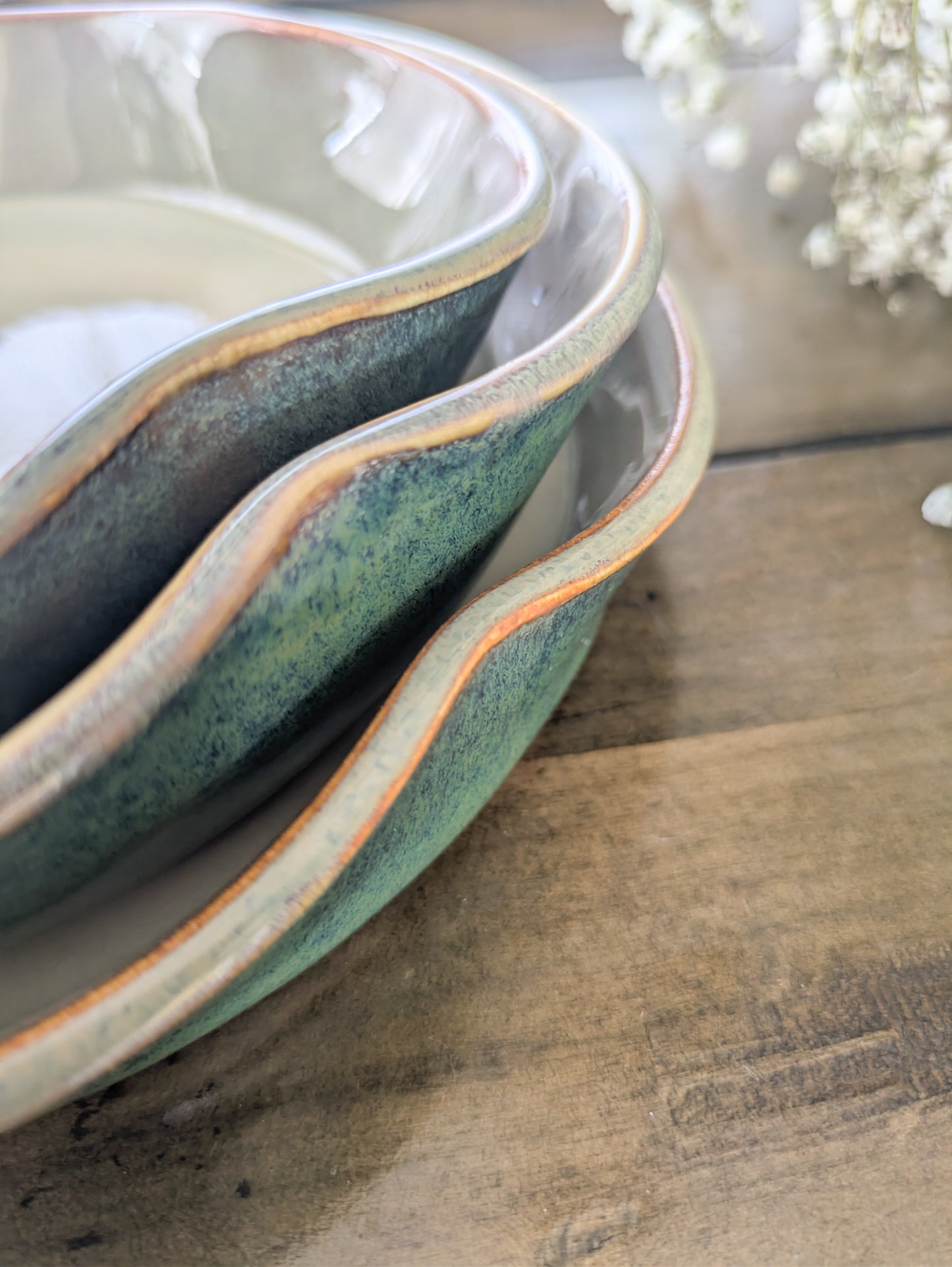 Motif Plate - Sage Green