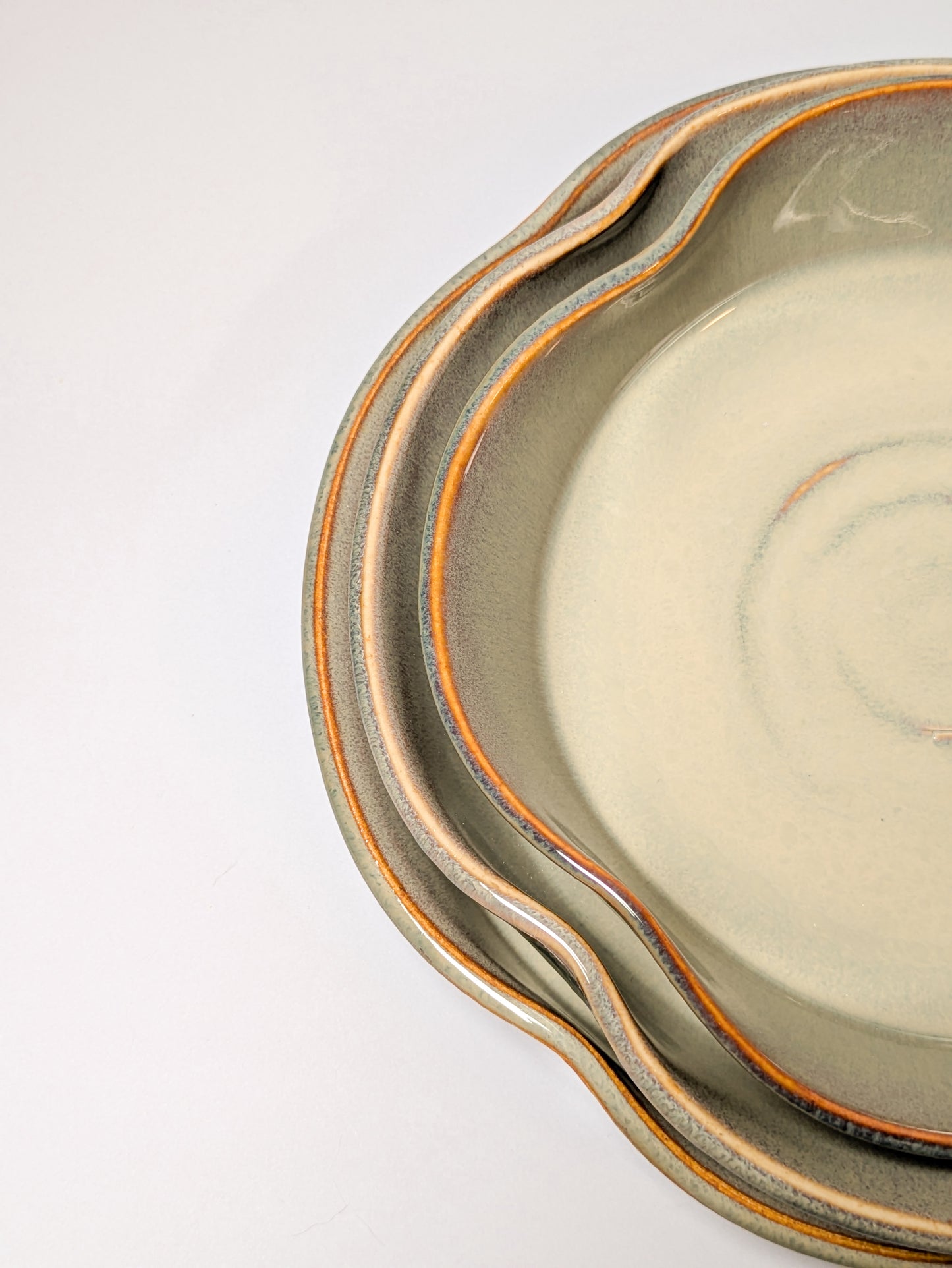 Motif Plate - Sage Green
