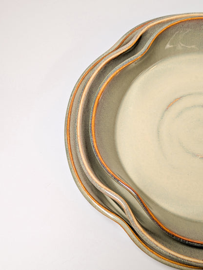 Motif Plate - Sage Green